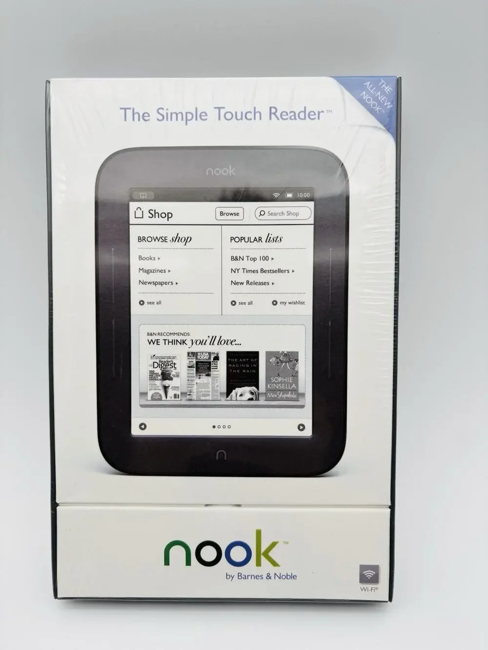New Barnes & Noble Nook Simple Touch Reader Wi-Fi 6” eReader NEW Factory Sealed